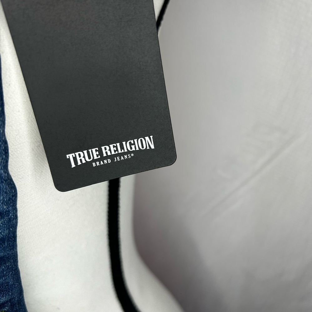 True Religion Blue Skinny Jeans with Classic Detailing - Picture 7 of 8